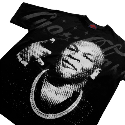 "FEARLESS" TEE - [RHINESTONE / BLACK]