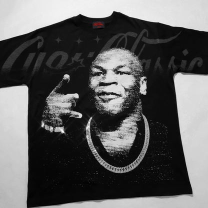 "FEARLESS" TEE - [RHINESTONE / BLACK]