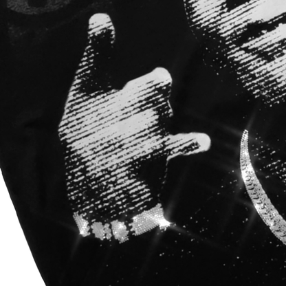 "FEARLESS" TEE - [RHINESTONE / BLACK]