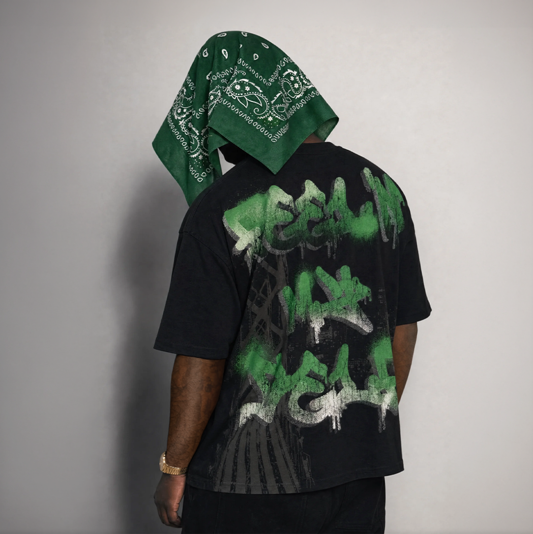 "FEELI'N MYSELF" [RHINESTONE / BLACK]