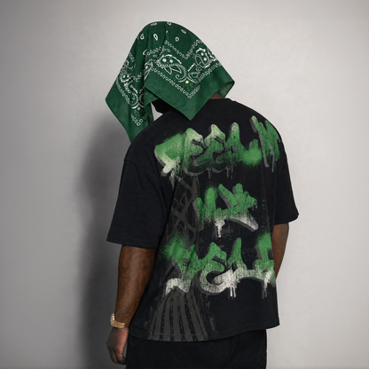 "FEELI'N MYSELF" [RHINESTONE / BLACK]