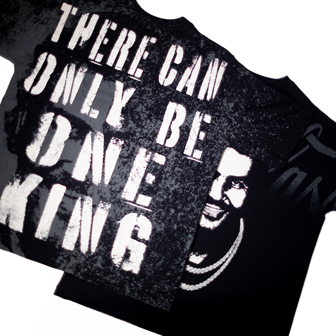 "MOST WANTED" TEE - [RHINESTONE / BLACK]