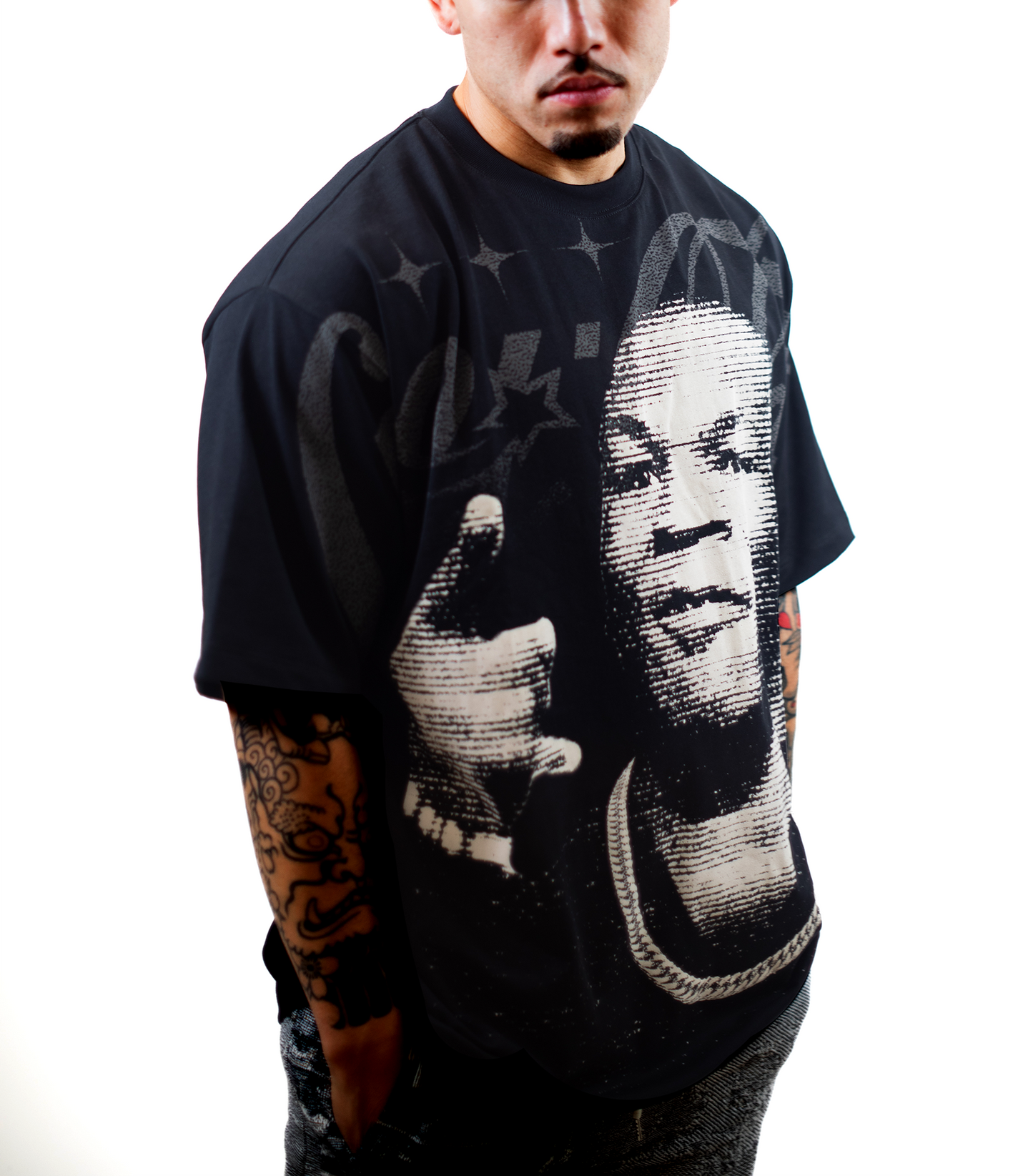 "FEARLESS" TEE - [BLACK]