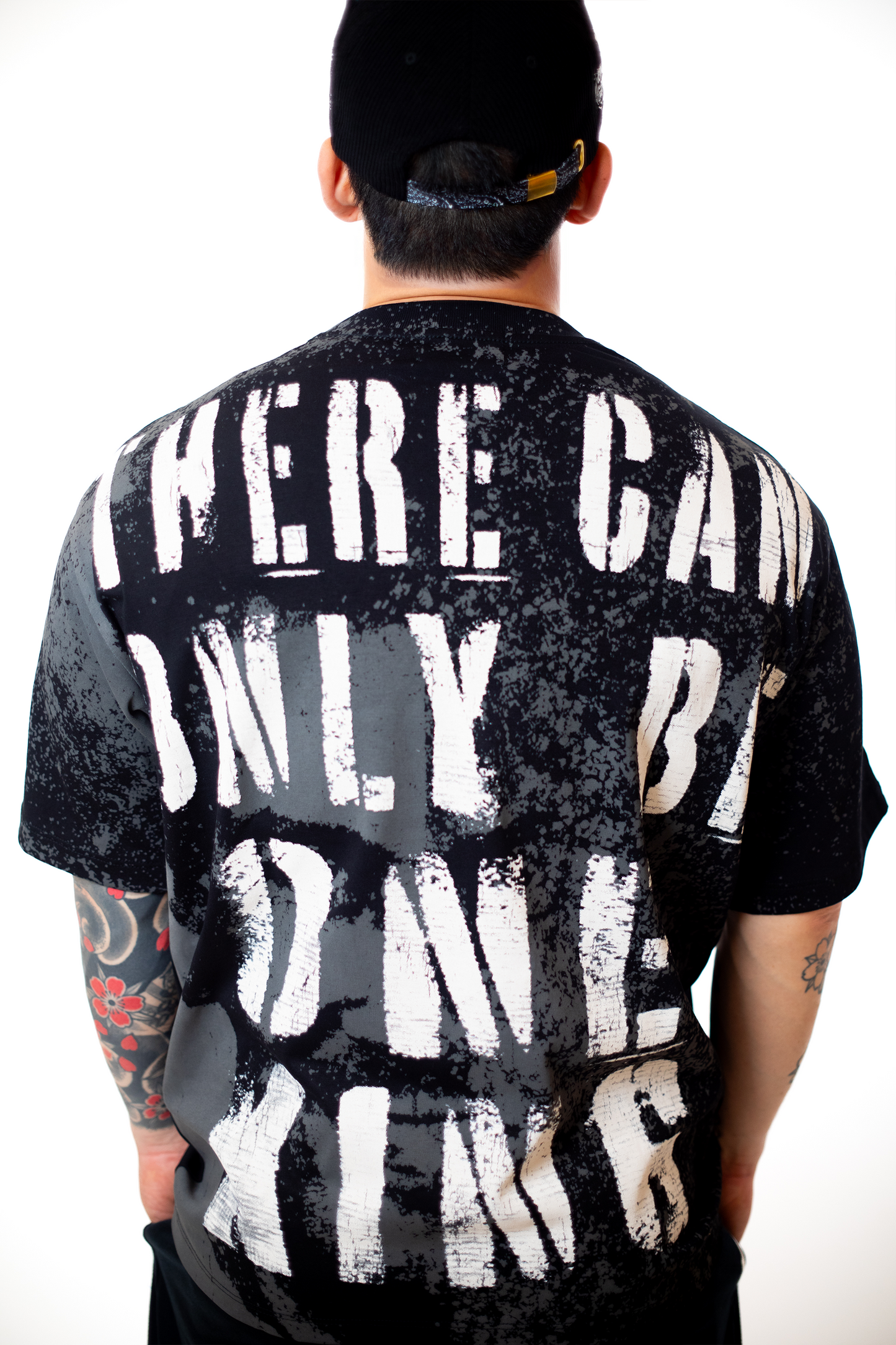 "MOST WANTED" TEE - [RHINESTONE / BLACK]