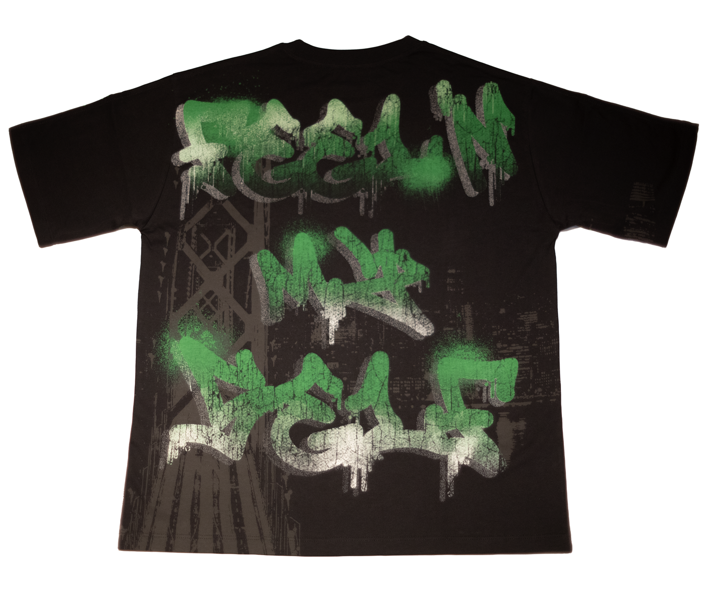 "FEELI'N MYSELF" [RHINESTONE / BLACK]
